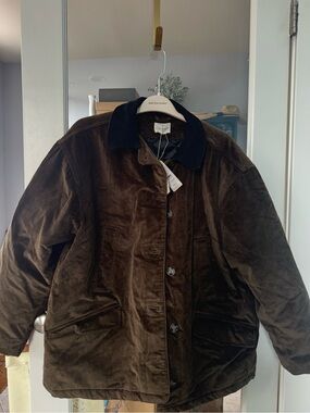 NWT DÔEN Pemberton Jacket – Sherwood Brown Corduroy – Size L – $548 Retail